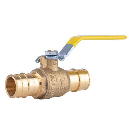 Hausen 1 in. Heavy Duty Brass Full Port PEX Ball Valve with Expansion PEX Connection, 10PK HA-BV119-10